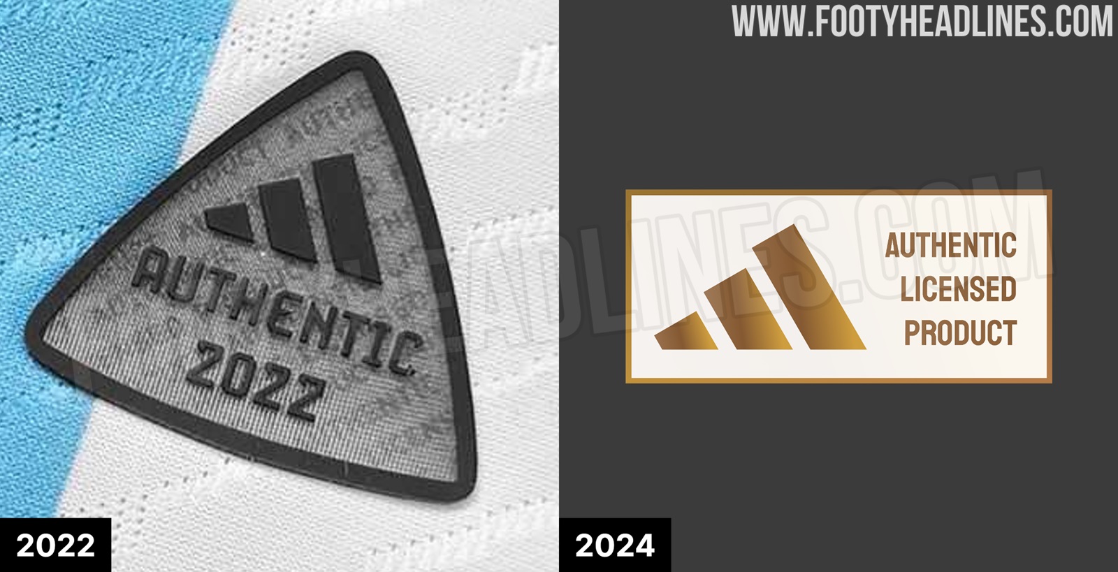 AllNew Adidas 2024 Authentic Kit Badges Leaked Footy Headlines